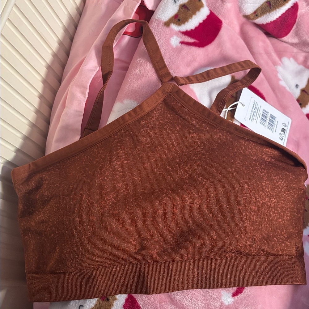 Gymshark XL Adapt Fleck Seamless Halterneck Bralette